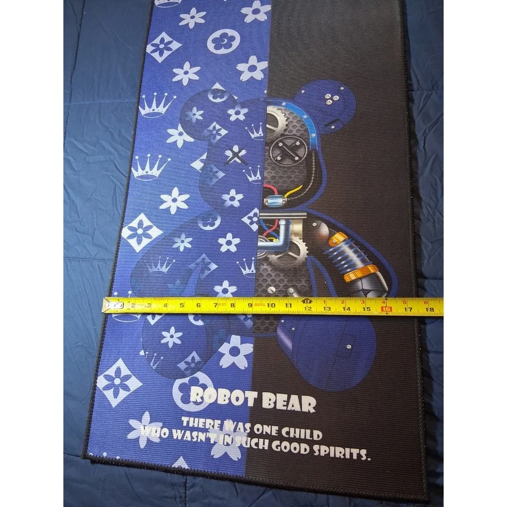 Robot Bear Custom Collector's ‎ Rug-22